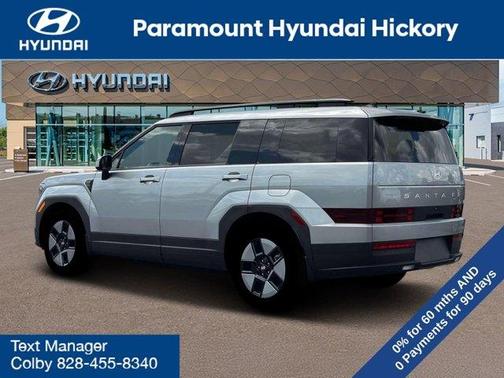 Shimmering Silver 2026 Hyundai SANTA FE HEV SEL