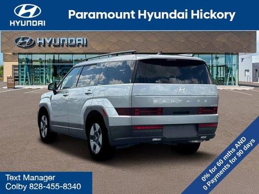 Shimmering Silver 2026 Hyundai SANTA FE HEV SEL