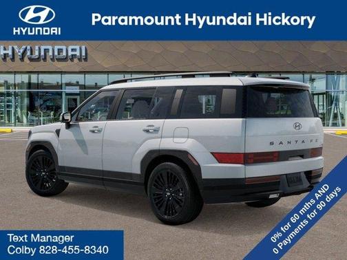 White 2026 Hyundai SANTA FE HEV Calligraphy
