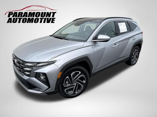 Shimmering Silver 2026 Hyundai TUCSON Hybrid Limited