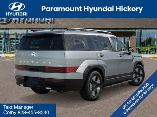 Shimmering Silver 2026 Hyundai SANTA FE HEV SEL