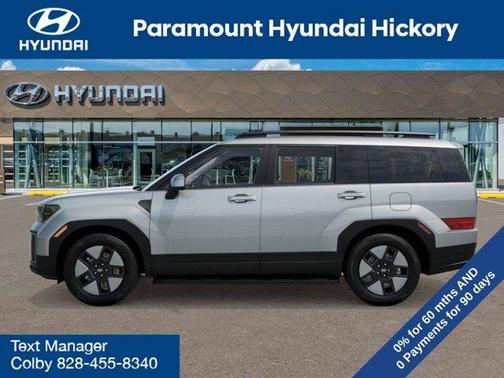 Shimmering Silver 2026 Hyundai SANTA FE HEV SEL