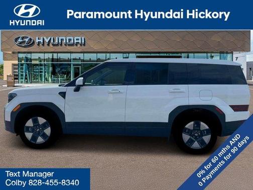 White 2026 Hyundai SANTA FE HEV SE
