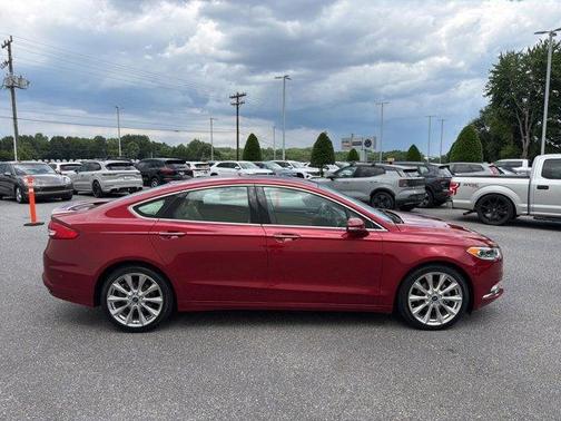 Ruby Red Tinted 2018 Ford Fusion Platinum