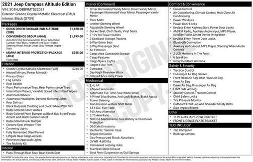 2021 Jeep Compass Latitude