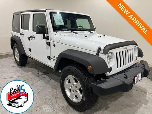 Bright White Clearcoat 2016 Jeep Wrangler Unlimited Sport