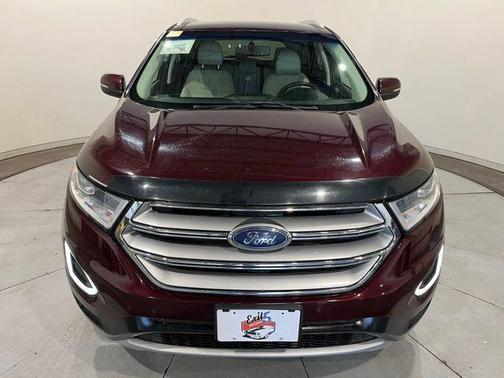 Burgundy 2017 Ford Edge Titanium