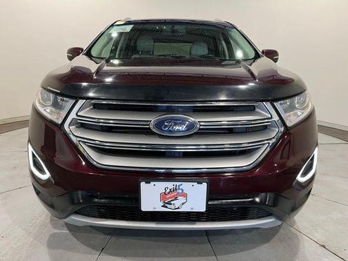 Burgundy 2017 Ford Edge Titanium