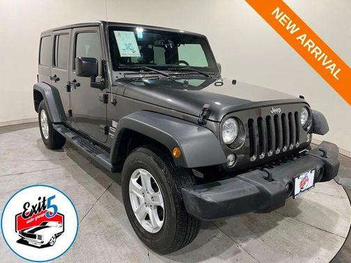 Granite Crystal Metallic Clearcoat 2017 Jeep Wrangler Unlimited Sport