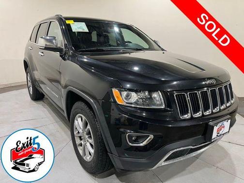 Brilliant Black Crystal Pearlcoat 2015 Jeep Grand Cherokee Limited