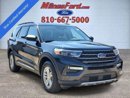 Agate Black Metallic 2022 Ford Explorer XLT