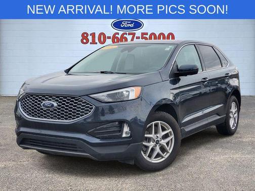 Stone Blue Metallic 2024 Ford Edge SEL