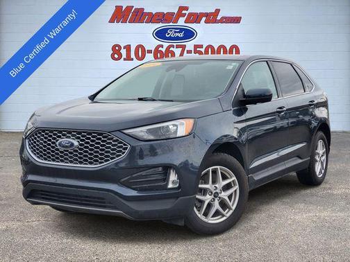 Stone Blue Metallic 2024 Ford Edge SEL