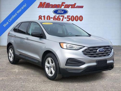 Silver Metallic 2020 Ford Edge SE
