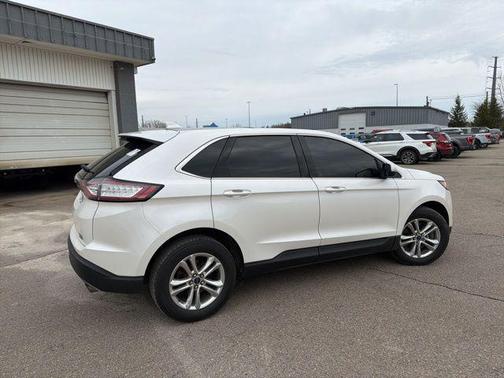 White Platinum Clearcoat Metallic 2016 Ford Edge SEL
