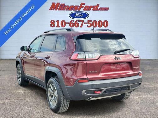 Velvet Red Pearlcoat 2020 Jeep Cherokee Trailhawk