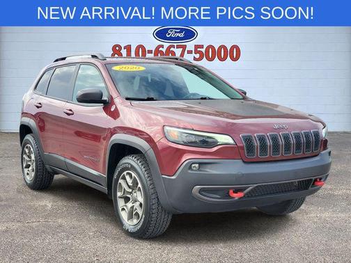 Velvet Red Pearlcoat 2020 Jeep Cherokee Trailhawk