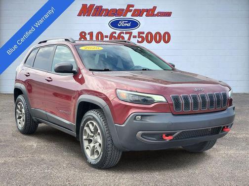 Velvet Red Pearlcoat 2020 Jeep Cherokee Trailhawk