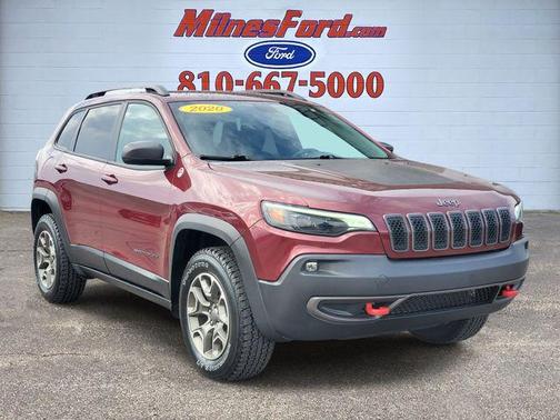 Velvet Red Pearlcoat 2020 Jeep Cherokee Trailhawk
