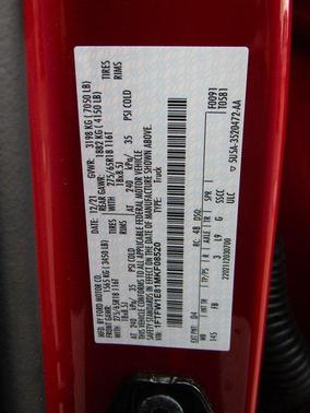 Rapid Red Metallic Tinted Clearcoat 2021 Ford F-150 XLT