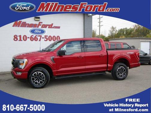 Rapid Red Metallic Tinted Clearcoat 2021 Ford F-150 XLT