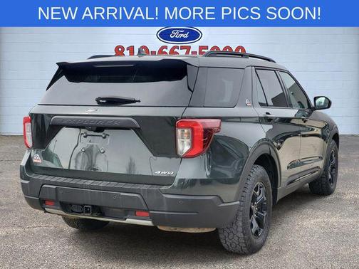 Forged Green Metallic 2022 Ford Explorer Timberline