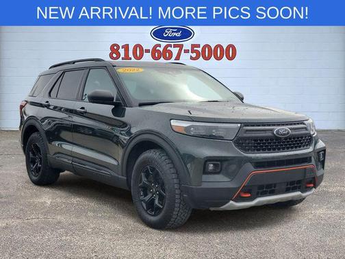 Forged Green Metallic 2022 Ford Explorer Timberline