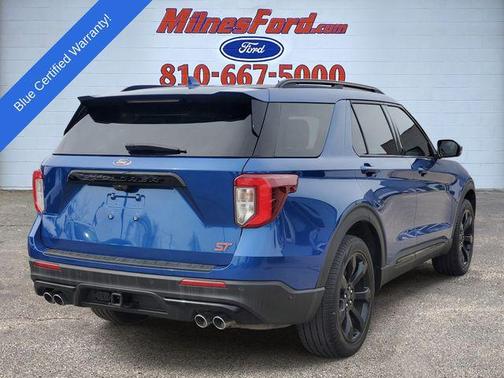 Atlas Blue Metallic 2020 Ford Explorer ST