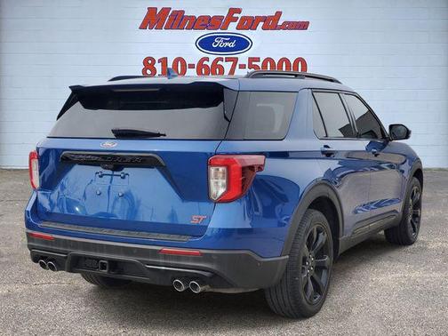 Atlas Blue Metallic 2020 Ford Explorer ST