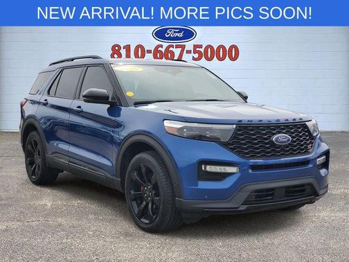 Atlas Blue Metallic 2020 Ford Explorer ST