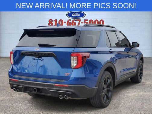 Atlas Blue Metallic 2020 Ford Explorer ST