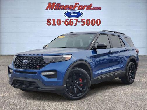 Atlas Blue Metallic 2020 Ford Explorer ST