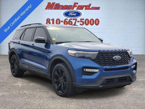Atlas Blue Metallic 2020 Ford Explorer ST