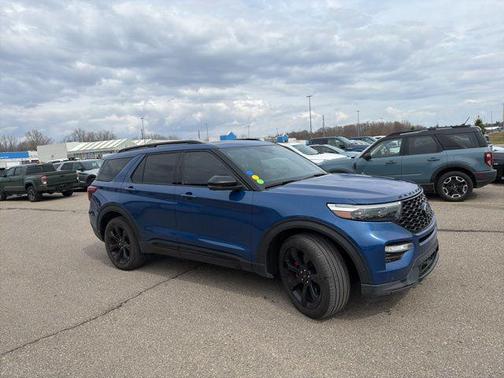 Atlas Blue Metallic 2020 Ford Explorer ST