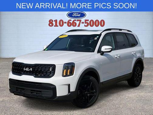 Glacial White Pearl 2024 Kia Telluride EX X-Line