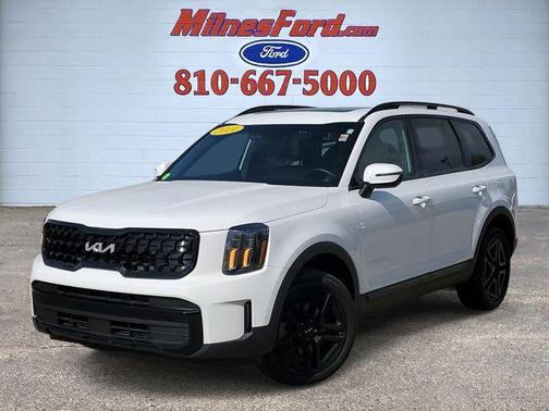 Glacial White Pearl 2024 Kia Telluride EX X-Line