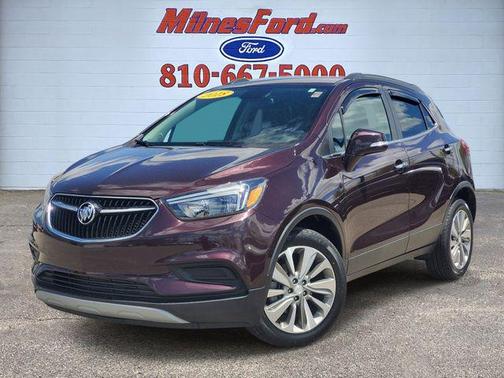 Black Cherry Metallic 2018 Buick Encore Preferred
