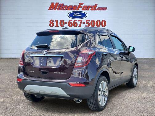 Black Cherry Metallic 2018 Buick Encore Preferred