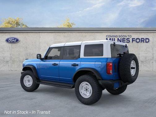 Velocity Blue Metallic 2026 Ford Bronco Heritage Edition