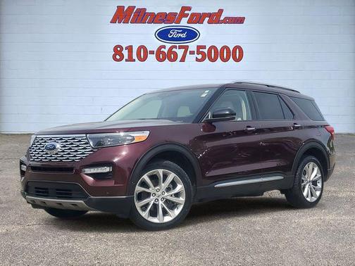 Burgundy Velvet Tinted Clearcoat 2022 Ford Explorer Platinum