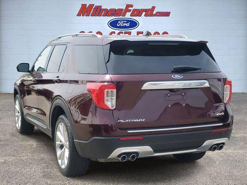 Burgundy Velvet Tinted Clearcoat 2022 Ford Explorer Platinum