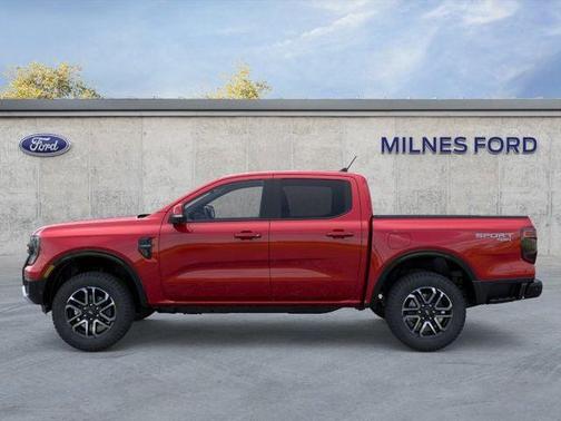 Ruby Red Metallic Tinted Clearcoat 2025 Ford Ranger LARIAT