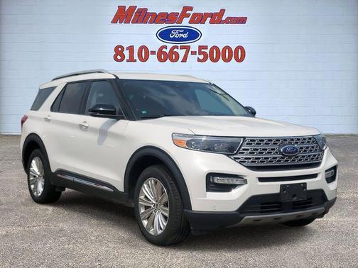 White 2020 Ford Explorer Limited