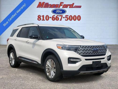 White 2020 Ford Explorer Limited