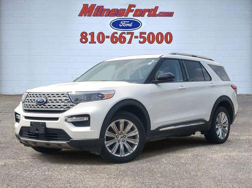 White 2020 Ford Explorer Limited