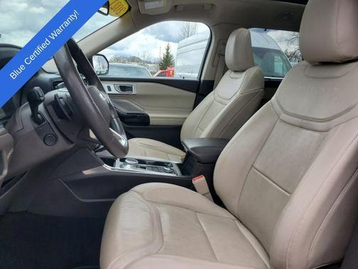Red Metallic 2021 Ford Explorer Platinum