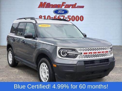 CARBONIZED GRAY METALLIC 2025 Ford Bronco Sport HERITAGE