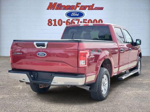 Red 2017 Ford F-150 XLT