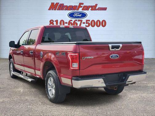 Red 2017 Ford F-150 XLT
