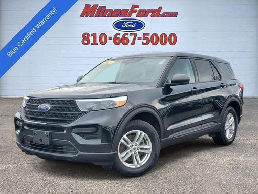 Agate Black Metallic 2022 Ford Explorer Base